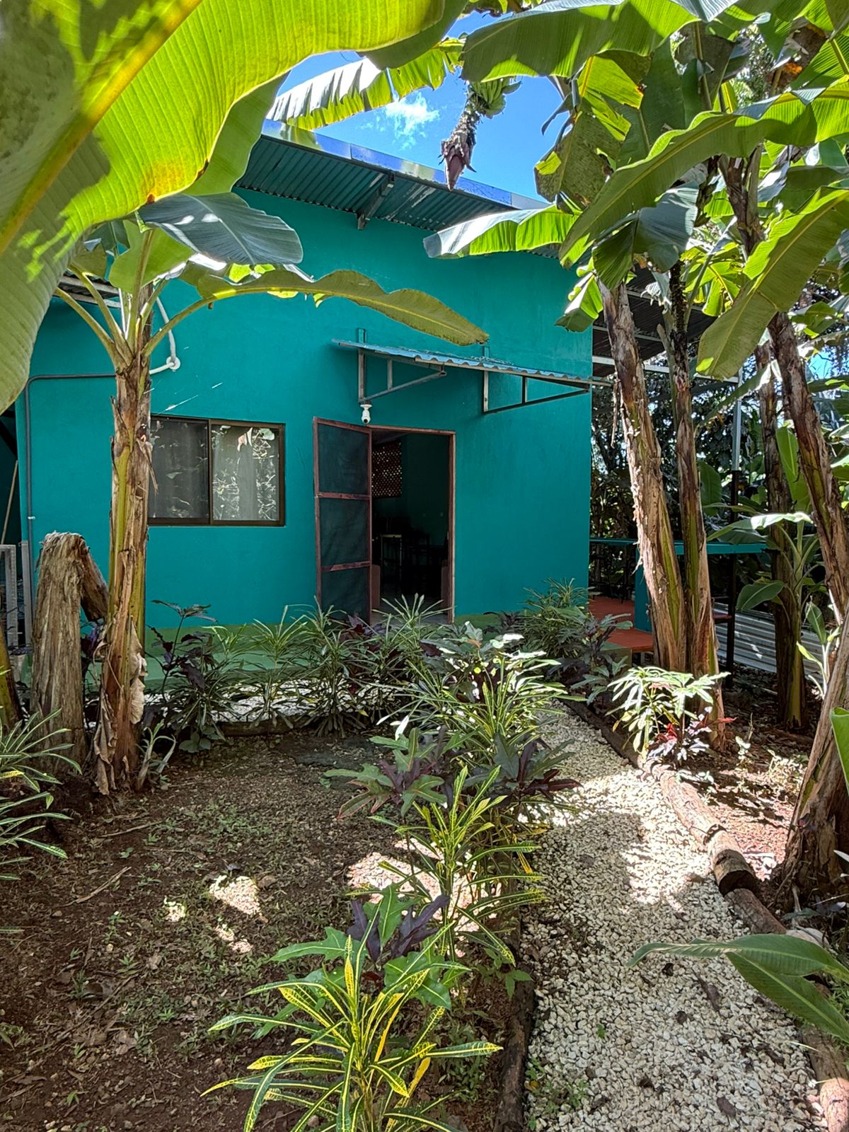 Main entrance to the property in Río Negro