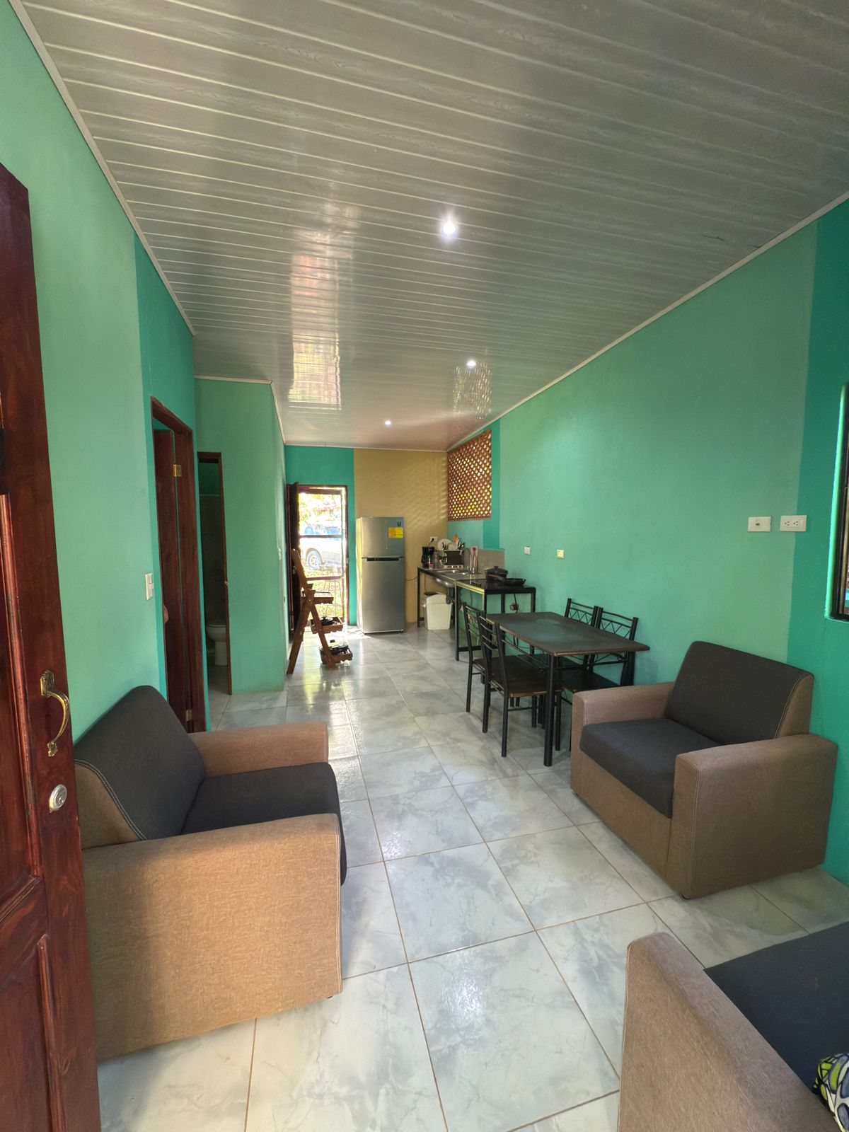 Modern interior space with high-quality finishes